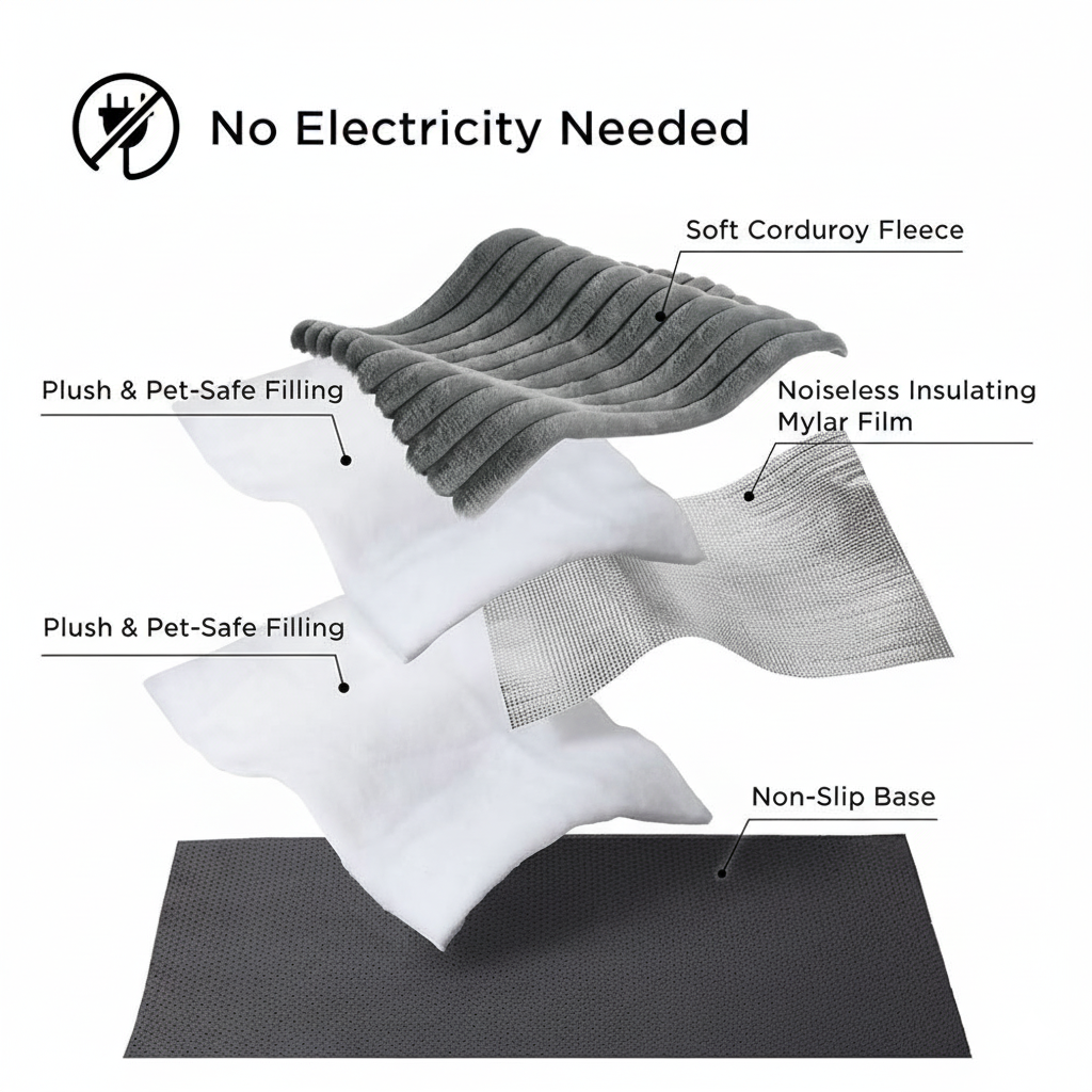 Arisai Self Warming Pet Bed